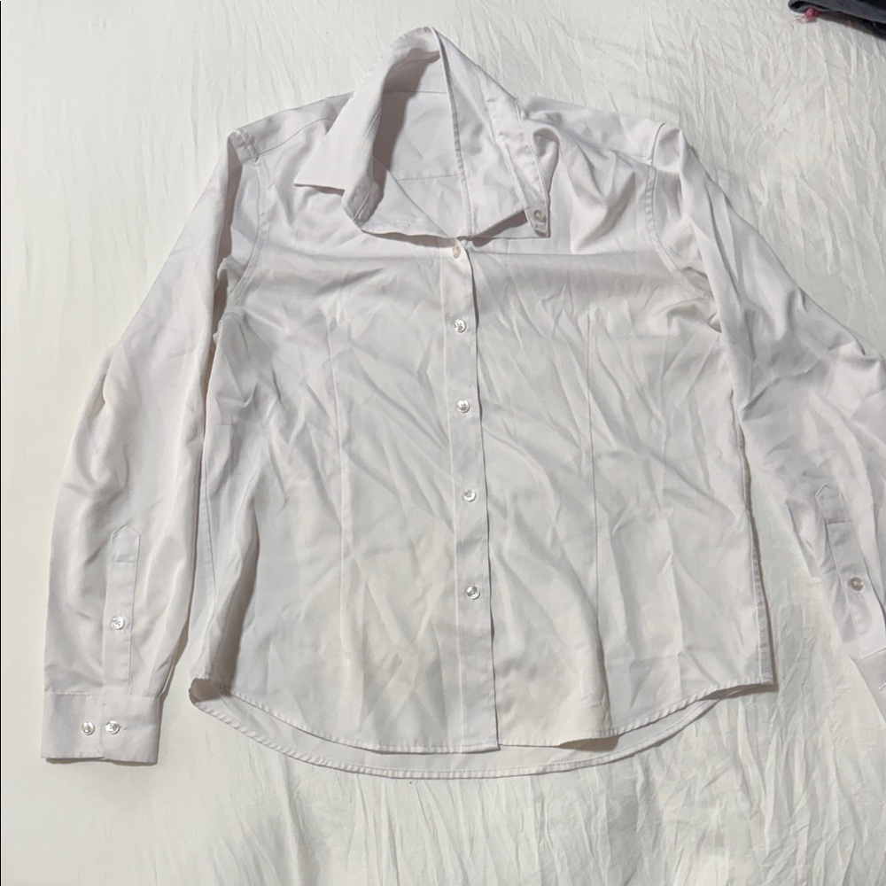 Amazon Women's White Button Down Shirt
